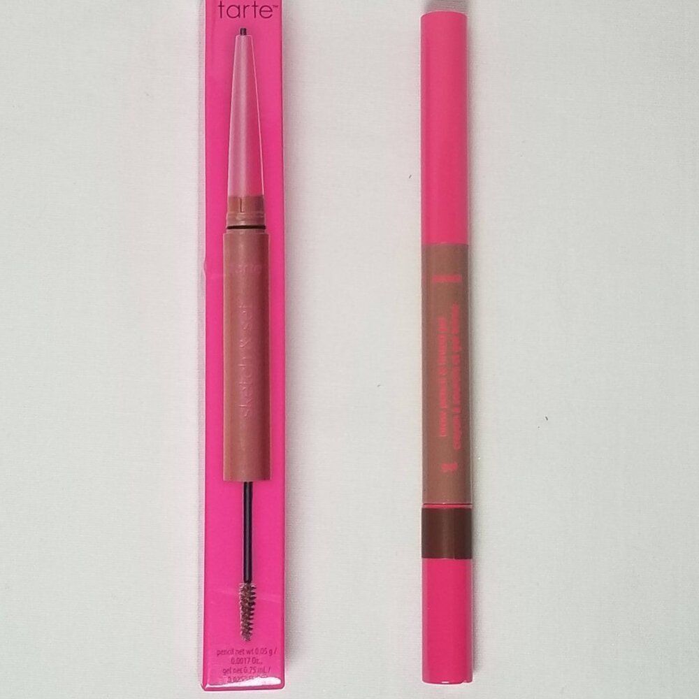 Tarte Big Ego Sketch & Set Brow Pencil & Tinted Gel Medium Brown